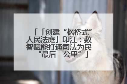 「创建“枫桥式”人民法庭」印江：数智赋能打通司法为民“最后一公里”