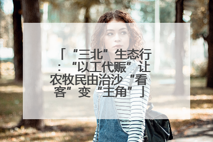 “三北”生态行：“以工代赈”让农牧民由治沙“看客”变“主角”