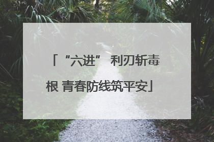 “六进” 利刃斩毒根 青春防线筑平安