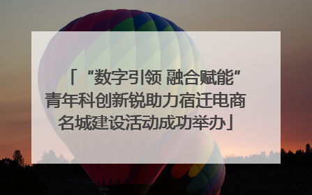 “数字引领 融合赋能”青年科创新锐助力宿迁电商名城建设活动成功举办
