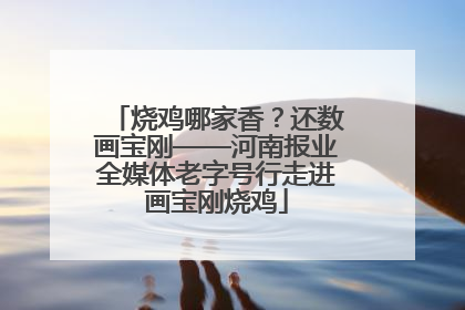 烧鸡哪家香？还数画宝刚——河南报业全媒体老字号行走进画宝刚烧鸡