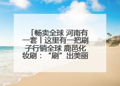 畅卖全球 河南有一套丨这里有一把刷子行销全球 鹿邑化妆刷：“刷”出美丽经济新世界