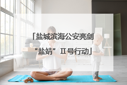 盐城滨海公安亮剑“盐靖”Ⅱ号行动
