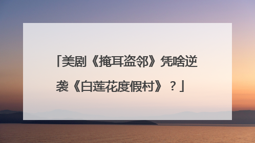 美剧《掩耳盗邻》凭啥逆袭《白莲花度假村》？