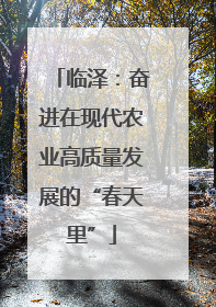 临泽：奋进在现代农业高质量发展的“春天里”