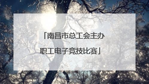 南昌市总工会主办职工电子竞技比赛