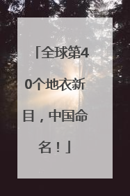 全球第40个地衣新目，中国命名！