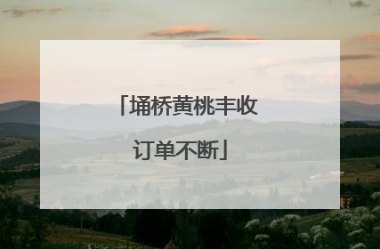 埇桥黄桃丰收 订单不断