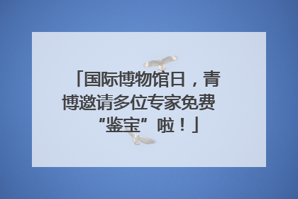 国际博物馆日，青博邀请多位专家免费“鉴宝”啦！