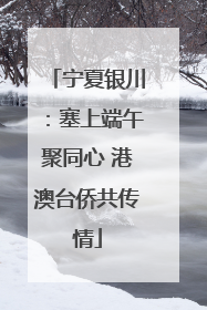 宁夏银川：塞上端午聚同心 港澳台侨共传情