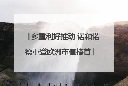 多重利好推动 诺和诺德重登欧洲市值榜首