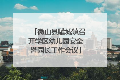 微山县驩城镇召开学区幼儿园安全暨园长工作会议