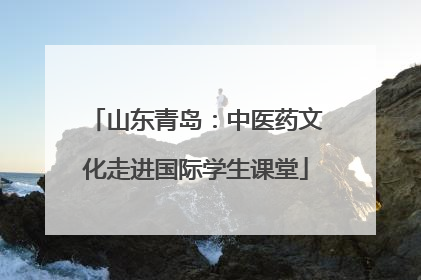 山东青岛：中医药文化走进国际学生课堂