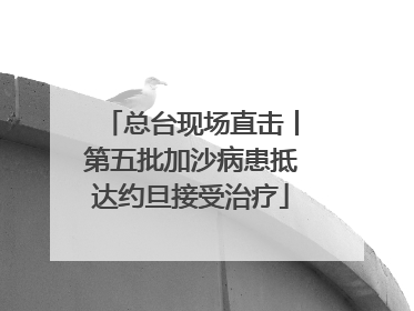 总台现场直击丨第五批加沙病患抵达约旦接受治疗
