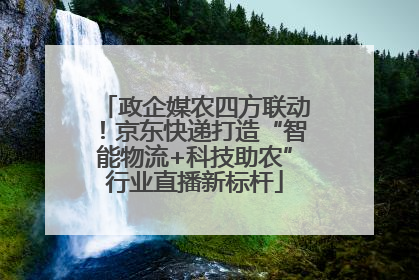 政企媒农四方联动！京东快递打造“智能物流+科技助农”行业直播新标杆