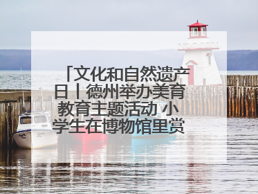 文化和自然遗产日丨德州举办美育教育主题活动 小学生在博物馆里赏文物画文物