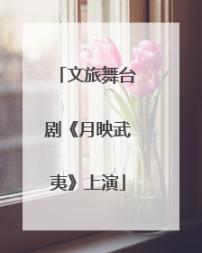 文旅舞台剧《月映武夷》上演