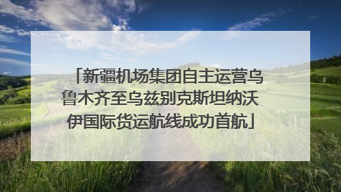 新疆机场集团自主运营乌鲁木齐至乌兹别克斯坦纳沃伊国际货运航线成功首航