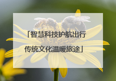 智慧科技护航出行 传统文化温暖旅途