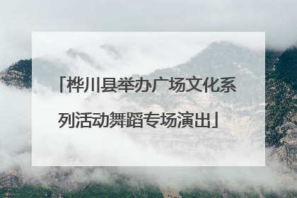 桦川县举办广场文化系列活动舞蹈专场演出