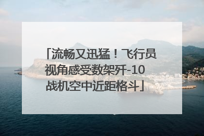 流畅又迅猛！飞行员视角感受数架歼-10战机空中近距格斗