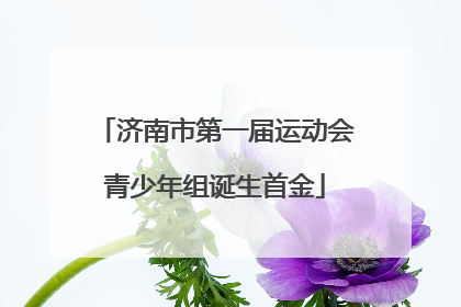 济南市第一届运动会青少年组诞生首金