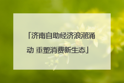 济南自助经济浪潮涌动 重塑消费新生态
