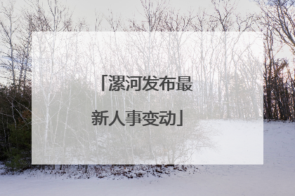 漯河发布最新人事变动