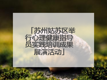 苏州姑苏区举行心理健康指导员实践培训成果展演活动