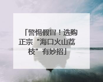 警惕假冒！选购正宗“海口火山荔枝”有妙招