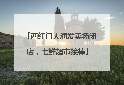 西红门大润发卖场闭店，七鲜超市接棒