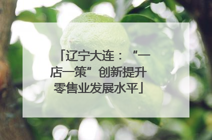 辽宁大连：“一店一策”创新提升零售业发展水平