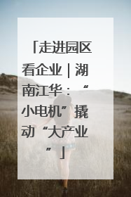 走进园区看企业｜湖南江华：“小电机”撬动“大产业”