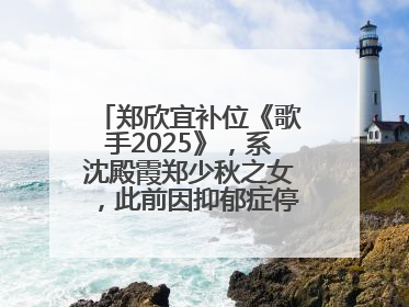 郑欣宜补位《歌手2025》，系沈殿霞郑少秋之女，此前因抑郁症停工两年
