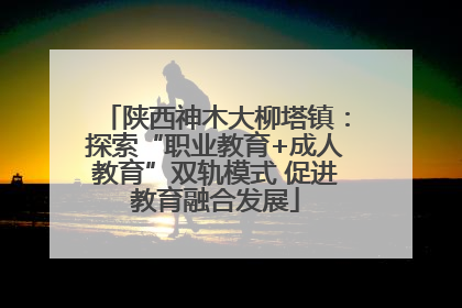 陕西神木大柳塔镇：探索“职业教育+成人教育”双轨模式 促进教育融合发展