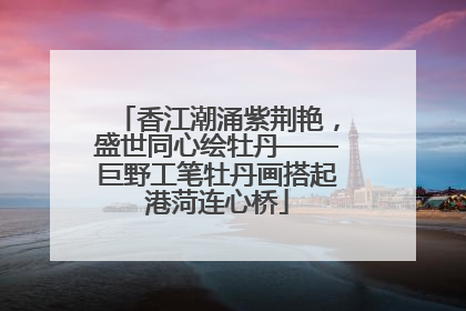 香江潮涌紫荆艳，盛世同心绘牡丹——巨野工笔牡丹画搭起港菏连心桥
