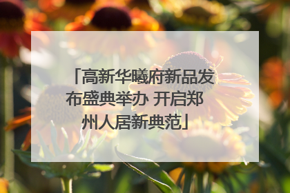 高新华曦府新品发布盛典举办 开启郑州人居新典范
