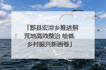 黟县宏潭乡推进撂荒地高效整治 绘就乡村振兴新画卷