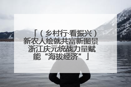 （乡村行·看振兴）新农人绘就共富新图景 浙江庆元统战力量赋能“海拔经济”