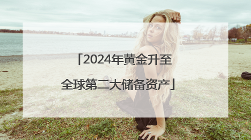 2024年黄金升至全球第二大储备资产