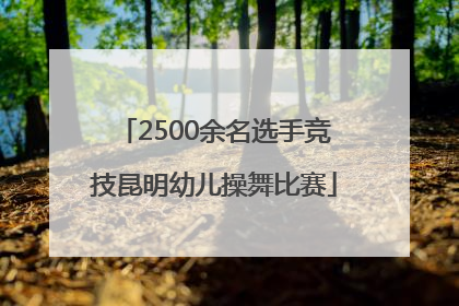 2500余名选手竞技昆明幼儿操舞比赛
