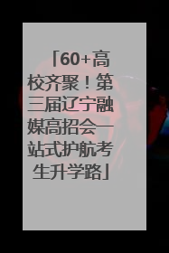 60+高校齐聚！第三届辽宁融媒高招会一站式护航考生升学路